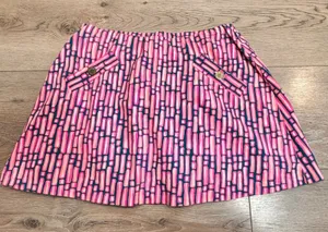 Lilly Pulitzer Golf Skort Madison‎ Mandevilla Pink Slathouse Xsmall XS thumbnail 1