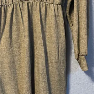 The Nines Boutique S Small 4-6 Long Sleeve Drop Sleeve Hooded Drawstring Gray Dr thumbnail 4