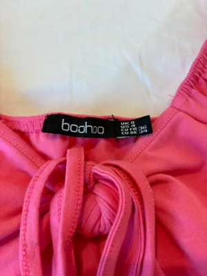 Boo Hoo Pink Long Sleeve Mini Dress thumbnail 3