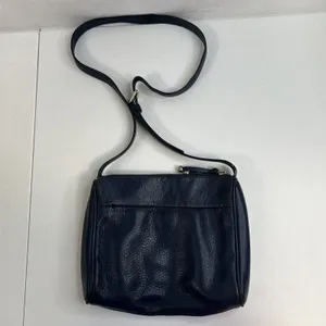 Kate Spade Lombard Street Cayli Crossbody Bag Navy Pebbled‎ Leather Purse READ thumbnail 7