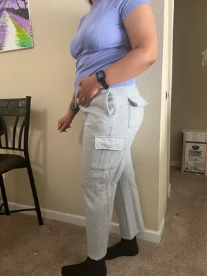Amazon Grey Cargo Sweatpants thumbnail 3
