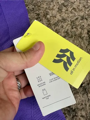 all in motion Vibrant Purple High-Waist Bike Shorts thumbnail 2