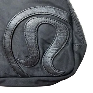 Lululemon Everywhere Belt Bag 1L Black Leather Logo thumbnail 4