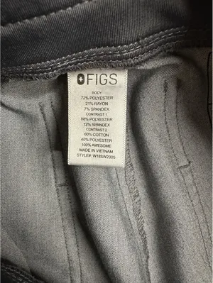 FIGS Zamora Jogger Scrub Pants Gray Technical Collection Womens Small W18SW2005 thumbnail 3