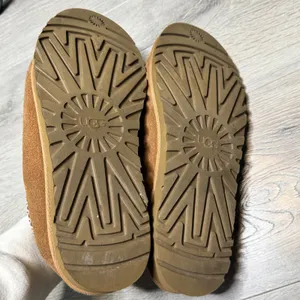 UGG Tasman Chestnut Suede Sheepskin Lined Slippers 5950 Womens Size 10 Mens Sz 8 thumbnail 3
