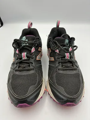 New Balance All Terrain Womens Running Shoes 8 Black Purple Mesh 412 V3 TechRide thumbnail 6