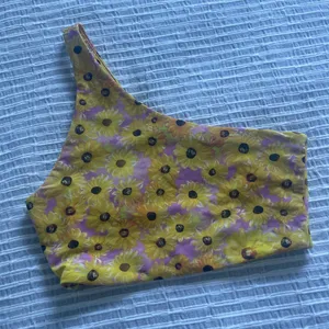 ZARA Sunflower Crop Top thumbnail 1