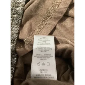 Bishop & Young Letitia Beige Metallic Racerback Shimmer Tank L thumbnail 7