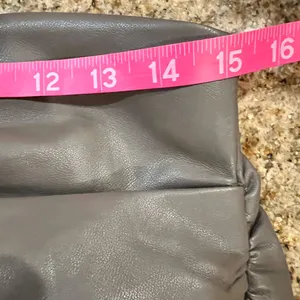 Love, Bonito Christie Pleather Column Midaxi Skirt Color Pewter NWT Size Large thumbnail 6