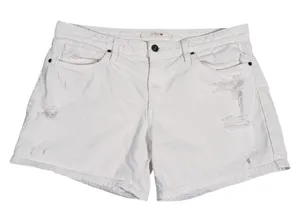 Joe’s Jeans Womens Azami Denim Midi Shorts Size 30 White Distressed Casual thumbnail 1