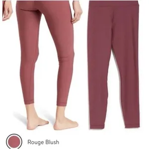 90 Degree by Reflex Carbon Interlink High Rise Ankle Leggings Rouge Blush S thumbnail 4