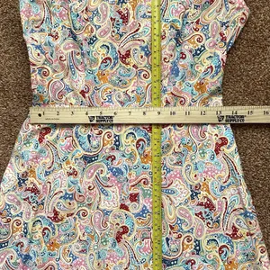 Harold's Dress 4 Sleeveless Shift Midi Paisley Summer Whimsy Pastels Twee Retro thumbnail 8