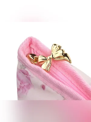 LoveShackFancy x Target - Yoobi Ribbon Rosa Quilted Tote Bag Sterling Dusk thumbnail 3