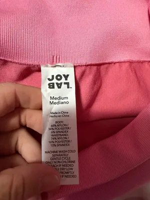 JoyLab Rose Pink Athletic Bike Shorts thumbnail 3