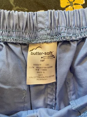 Butter Soft Blue Scrub Pants thumbnail 3
