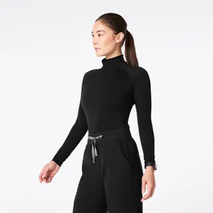 Salta ¼ Zip Long-Sleeved Underscrub black size medium thumbnail 2