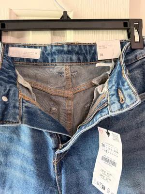 ZARA Jeans High-Rise Straight Leg thumbnail 5