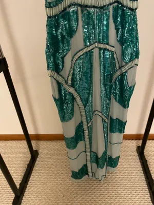 ASOS Blue Beaded Dress thumbnail 3