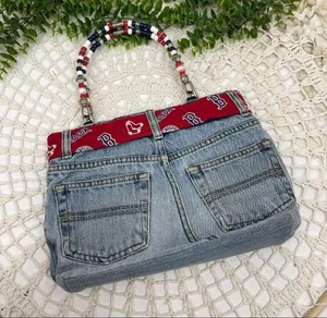 Boston Redsox Denim Y2K Mini Bag Vintage Early 2000s thumbnail 5