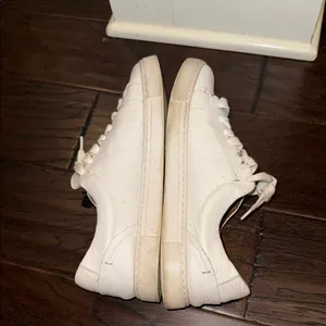 Frye White Leather Low-Top Sneakers thumbnail 5