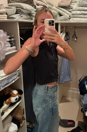 Nation Ltd Black Top/ Blouse thumbnail 4