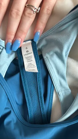 Blue Lululemon tank top thumbnail 3