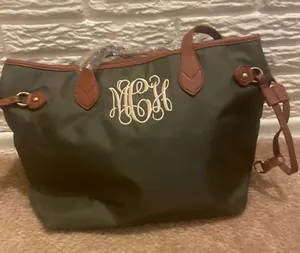 Brand new Tote size 17*11* Green thumbnail 1