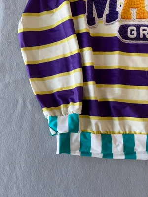Men’s / Women’s Mardi Gras Long Sleeve Striped Top Size M #260331 thumbnail 4