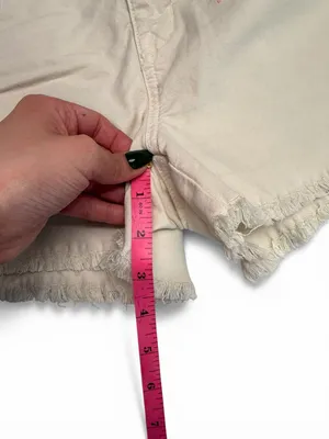 American Eagle Highest Rise 90s Boyfriend‎ Embroidered Carpenter Shorts thumbnail 5