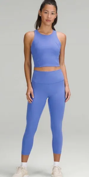 Lululemon Leggings Wunder Train High-Rise Crop 23" 2 thumbnail 1