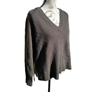 J. Crew Olive Green Alpaca Blend V-Neck Long Sleeve Pullover Sweater Size S‎ thumbnail 2