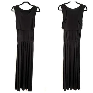 Tiered Maxi Dress‎ Black thumbnail 2