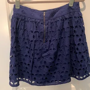 Aqua navy skirt with cutouts thumbnail 4