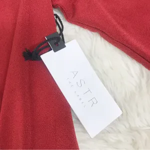 ASTR Brick Red Cutout Long Sleeve Midi Dress Size‎ XS Cockail Party Fall Winter thumbnail 7