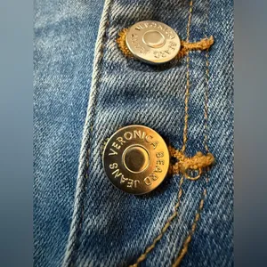 Veronica Beard Carolyn Baby Boot High Rise Jeans Blue Denim Button Fly Size 26/2 thumbnail 11