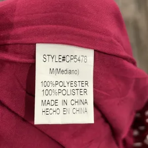 Crescent maroon and white spotted wide leg pants NEW thumbnail 6