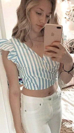 SheIn Super Cute Wrap Around  Blouse thumbnail 1