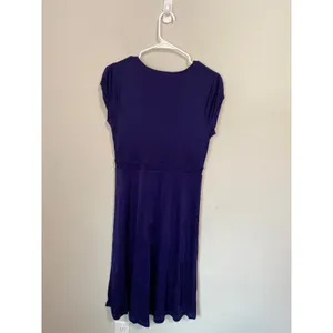 NWOT Boden Purple Knot Front Jersey Dress Women’s Size 6 thumbnail 4
