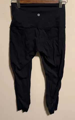 Lululemon Wunder Under Crop High-Rise *Roll Down Scallop Full-On Luxtreme 23" thumbnail 1