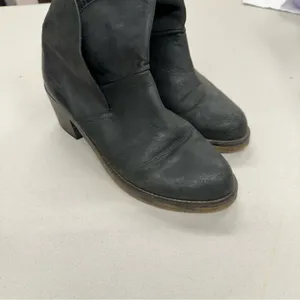 Free People Brooks Black Leather Distressed Ankle Boots Womens 38 Fall Boho thumbnail 3