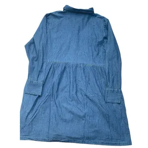 Nine West Brentwood Denim Shirt Dress XXL NWT Cotton Pockets Casual Chambray thumbnail 9