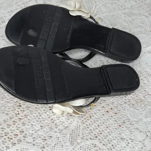 Melissa Jelly Harmonic spring time floral slip on sandals sz 6 thumbnail 6