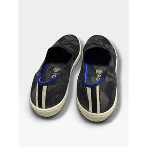Rothy's The Sneaker Gray Black Camo Slip On Shoes Women's Size 6 Washable thumbnail 3