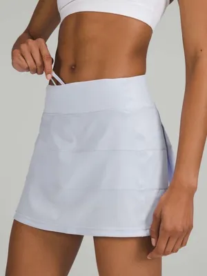 lululemon pace rival mid rise skirt long pastel blue 4 tennis golf pickleball thumbnail 1