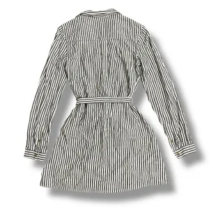 Abercrombie & Fitch Striped Shirt Dress XS Button‎ Front Tie Waist Long Sleeve thumbnail 5