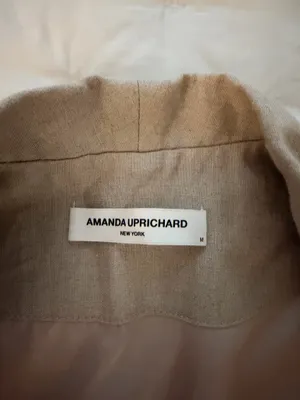 Amanda Uprichard linen blazer in size M - worn once! thumbnail 5