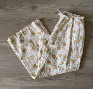 Olivaceous Floral Wide Leg Pants thumbnail 1