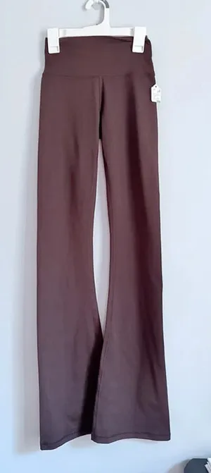 Aerie Offline The Hugger Bootcut Leggings XS Long Brown nwt thumbnail 1
