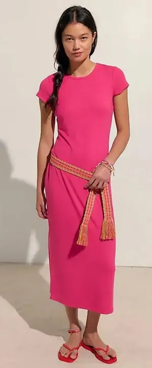 NWT Free People Good Feels Slim Midi Dress Size M thumbnail 1