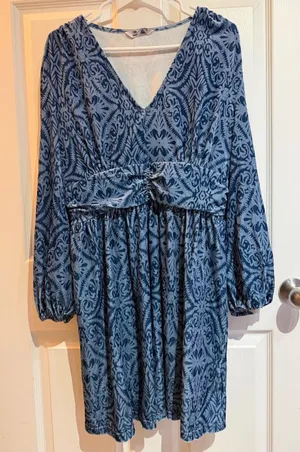 Cupshe Missed Call Ornate Mini Dress thumbnail 1